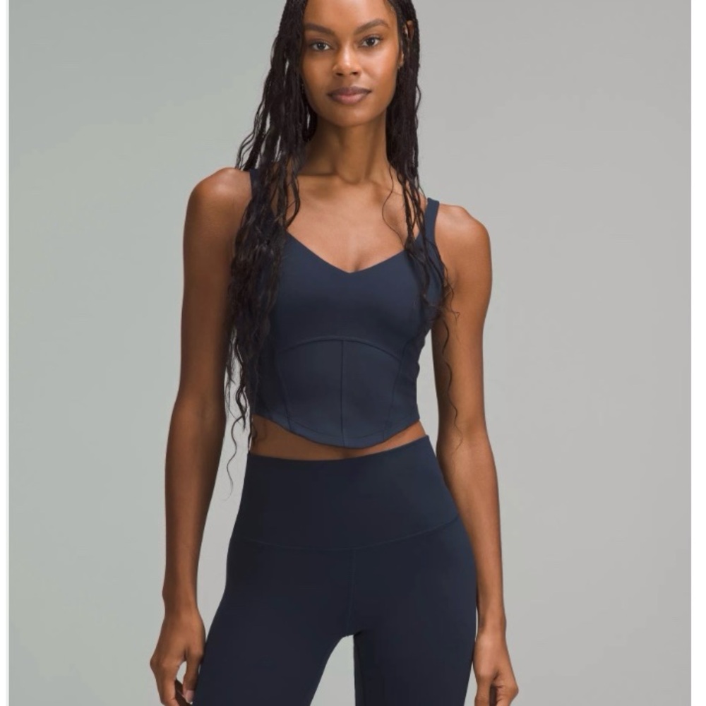 lululemon athletica Navy Corset Tank
